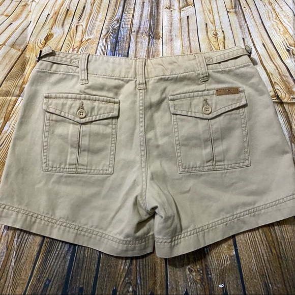 Tommy Hilfiger Khaki Cotton Chino Shorts - Picture 2 of 4